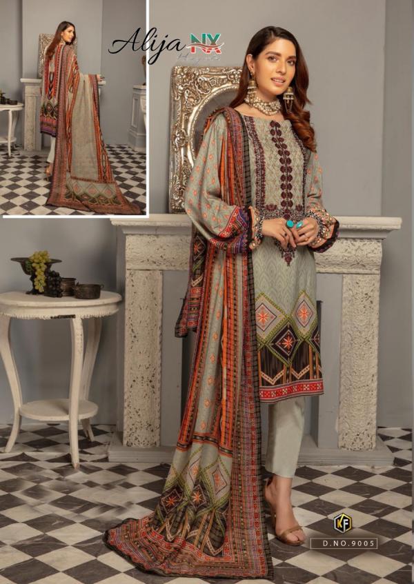 Keval Alija Nx Vol-9 Cotton Print Pakistani Look Dress Material